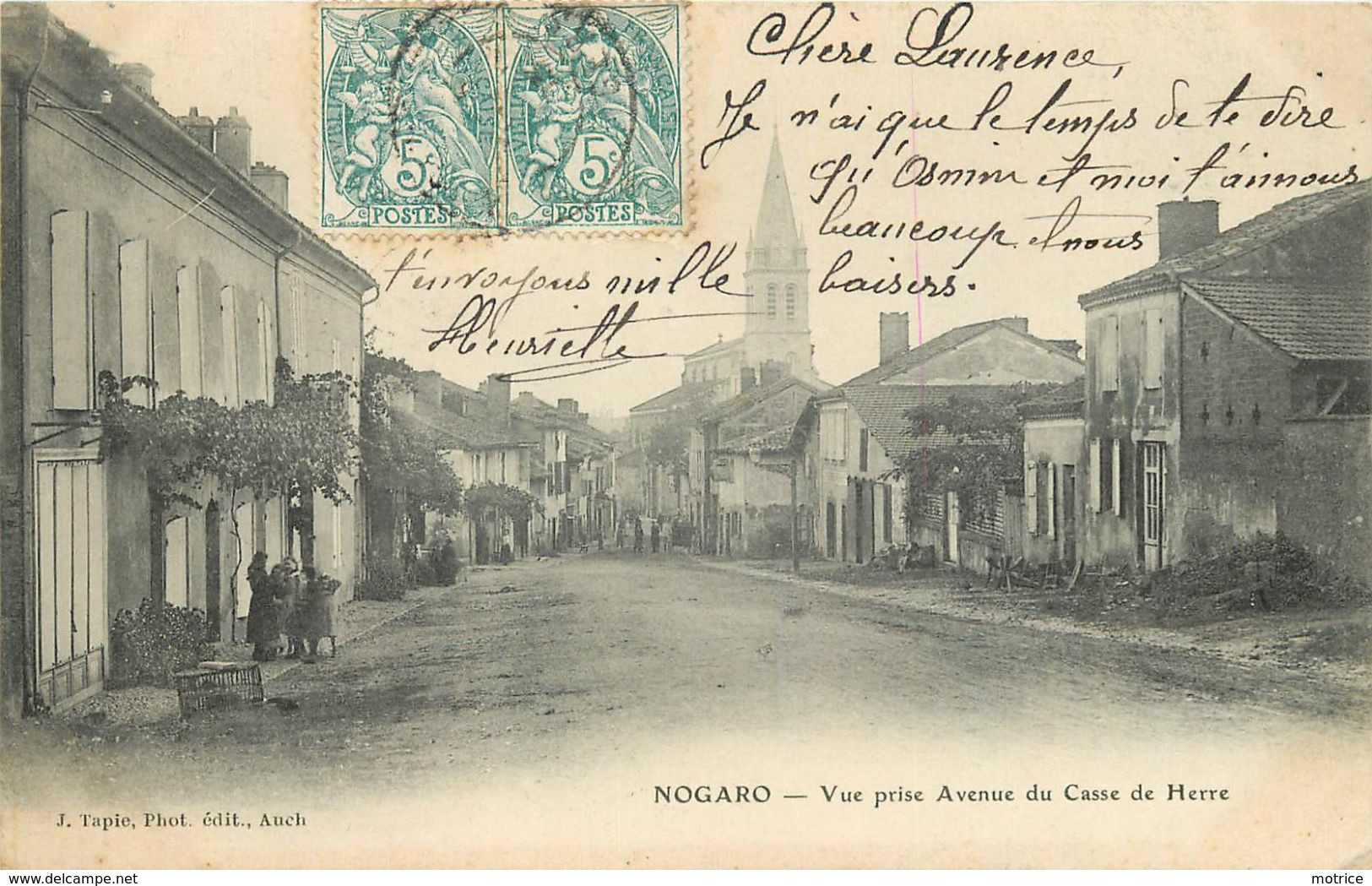 NOGARO - Vue Prise Avenue Du Casse De Herre. - Nogaro