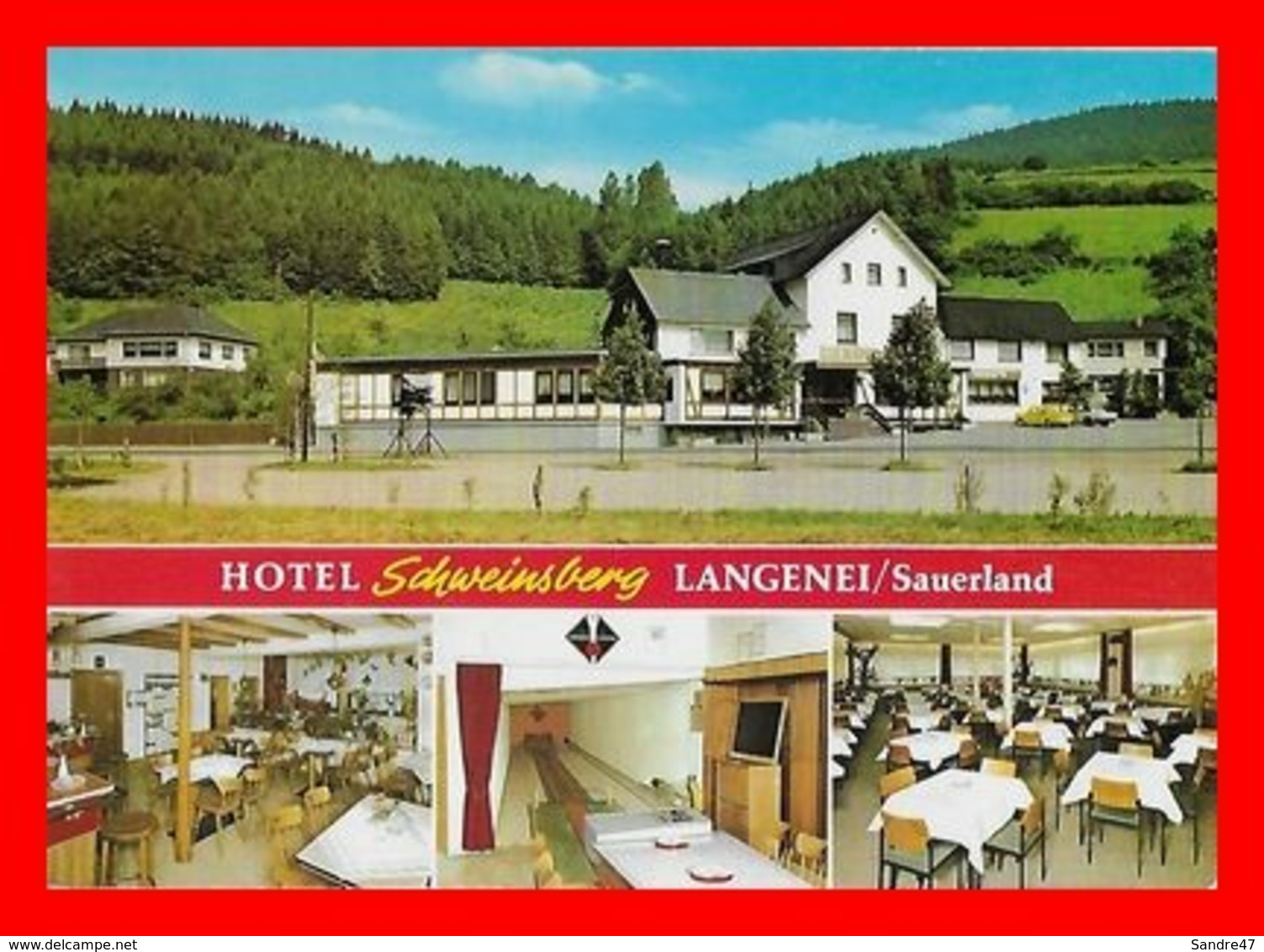 CPSM/gf  LENNESTADT (Allemagne)  Hotel-Pension Schweinsberg..I480 - Lennestadt