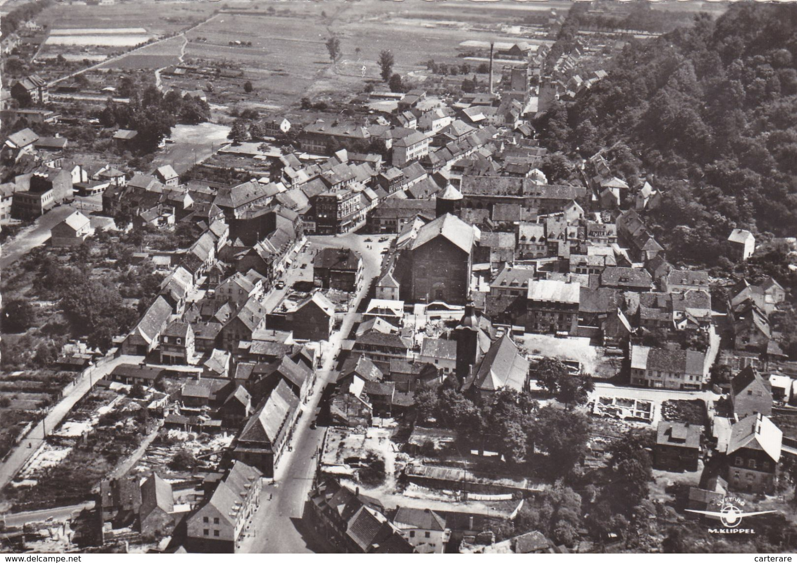 ALLEMAGNE,GERMANY,DEUTSCHLAND,SARRE,HOMBURG,CARTE PHOTO AERIENNE - Other & Unclassified