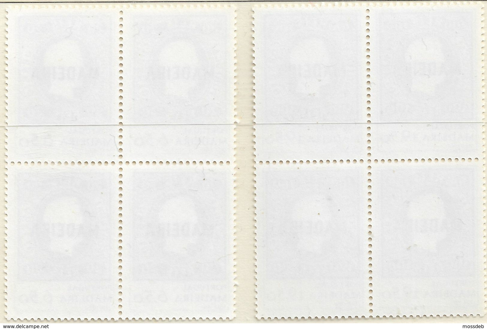 PORTUGAL MADEIRA 1980  COMMÉMORATION DE LA  PREMIÈRE ÉMISSION  EVOCATION FIRST  STAMP ISSUE - Altri & Non Classificati