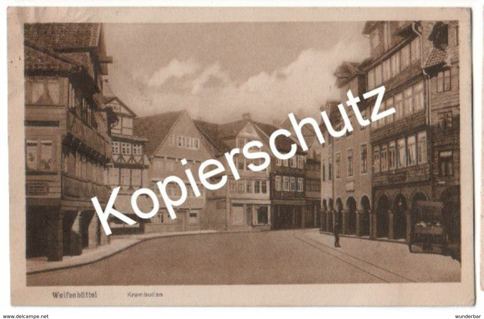 Wolfenbüttel, Krambuden 1919 (z6363) - Wolfenbuettel