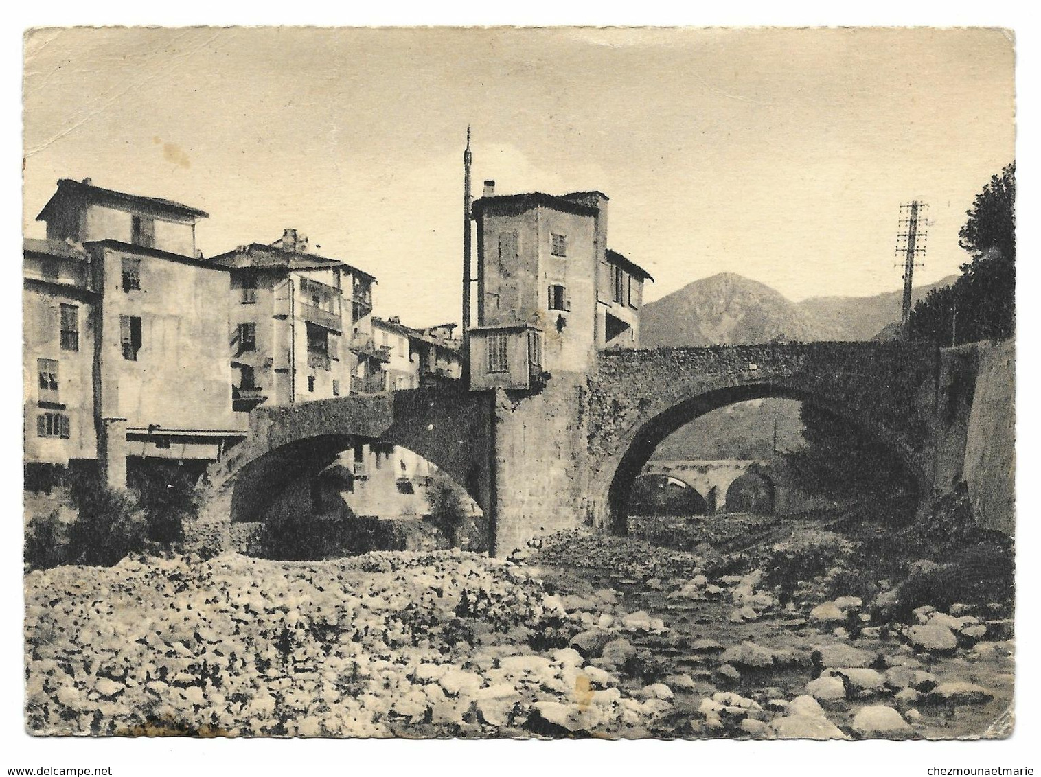 SOSPEL 1941 DETACHEMENT DE GARDIENNAGE DU 25 E BCA BATAILLON DE CHASSEURS ALPINS POUR MME SUCHE NICE - CPSM - Sospel