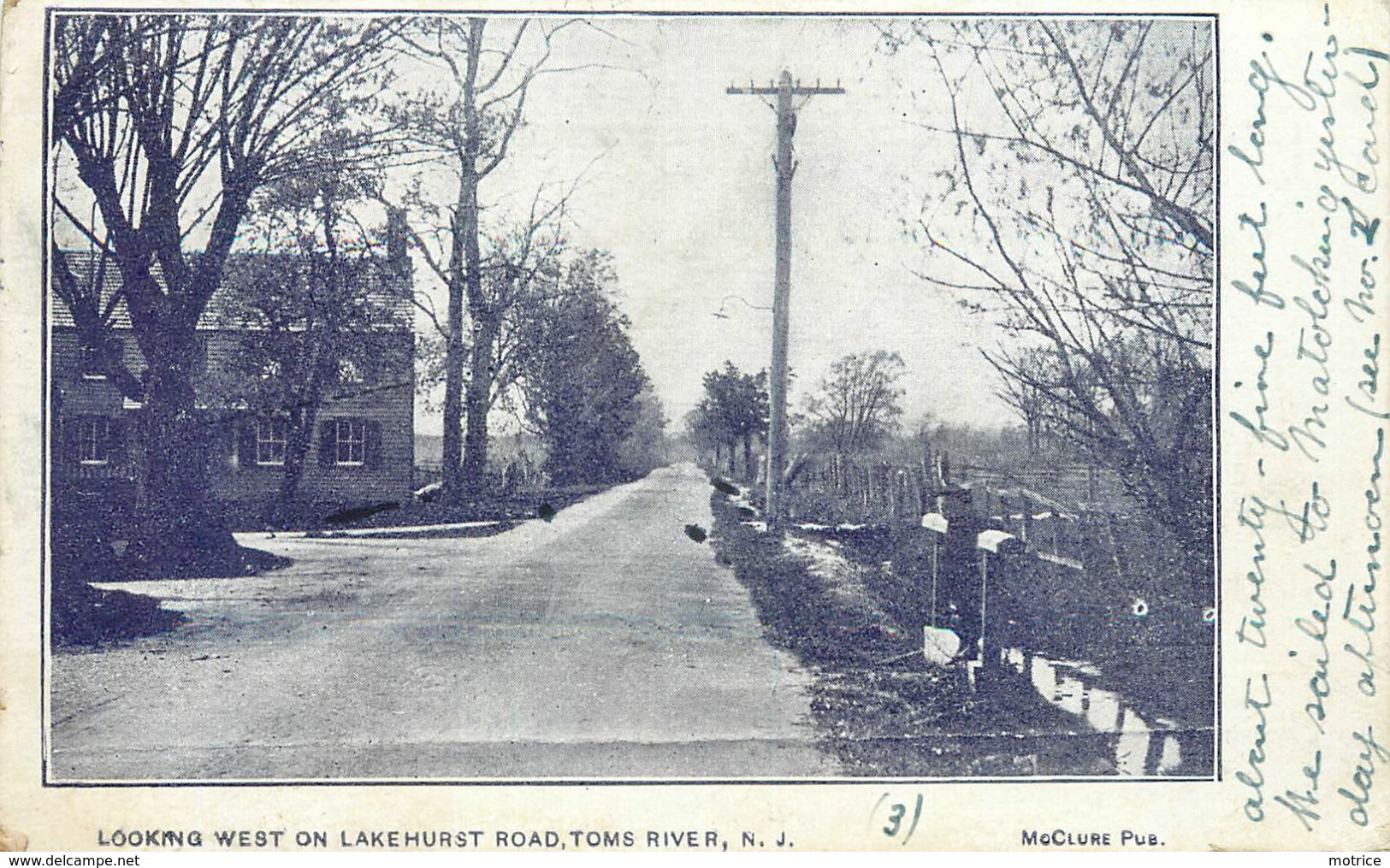 TOMS RIVER - Looking West On Lakehurst Road. - Toms River