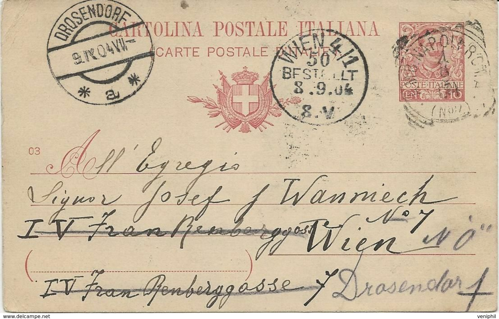 ITALIE - LOT DE 5 ENTIERS POSTAUX  DE 1892 A 1907 - TB - Frankeermachines (EMA)