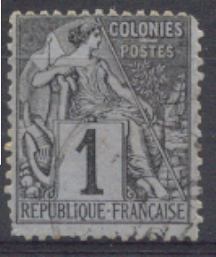 Lot N°3762  COLONIES GENERALES , N°46, Coté 4.60 Euros - Alphée Dubois