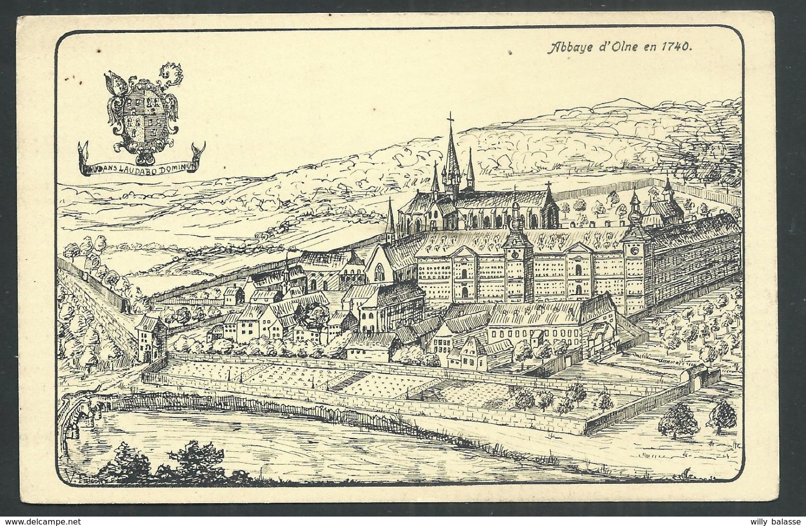 +++ CPA - Abbaye D' OLNE En 1740  // - Olne