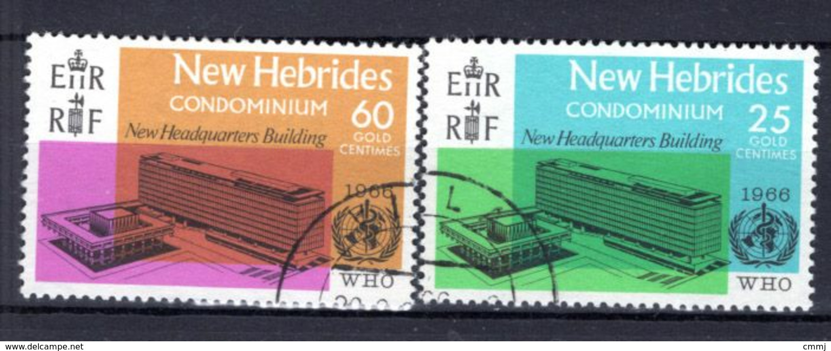 1966 - NUOVE EBRIDI -  Mi.  Nr. 179/180 - USED - (K-EA.30) - Gebraucht