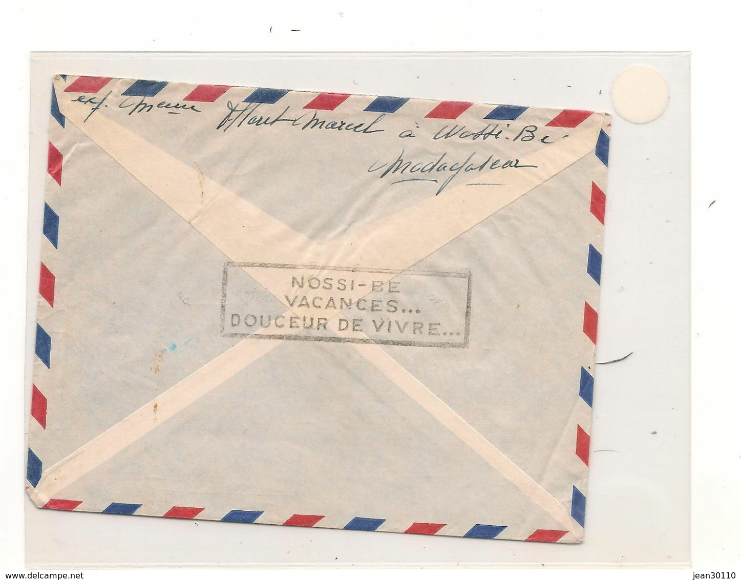 23-2-1959  ENVELOPPE DE NOSSIBE POUR MACON - Lettres & Documents