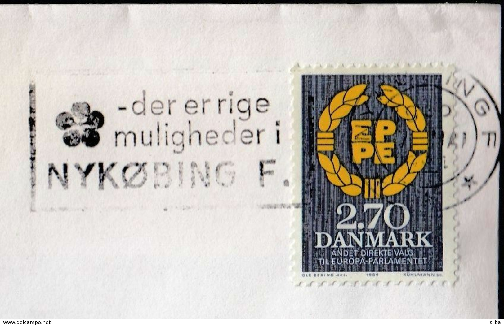 Denmark Nykobing F. 1984 / Der Er Rige Muligheder I Nykobing F, There Are Rich Opportunities In Nykobing / Machine Stamp - Macchine Per Obliterare (EMA)