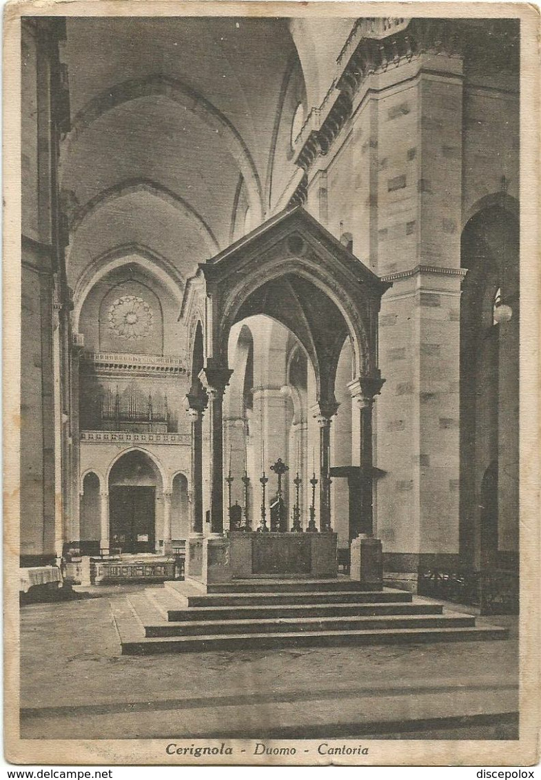 T3672 Cerignola (Foggia) - Duomo Cattedrale - Cantoria / Viaggiata 1937 - Cerignola