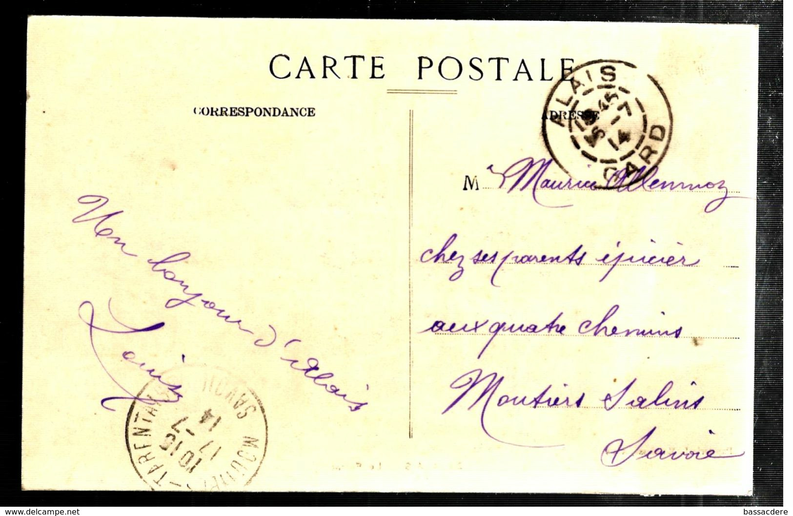 37001 - LA FOIRE ALAIS - 1877-1920: Periodo Semi Moderno