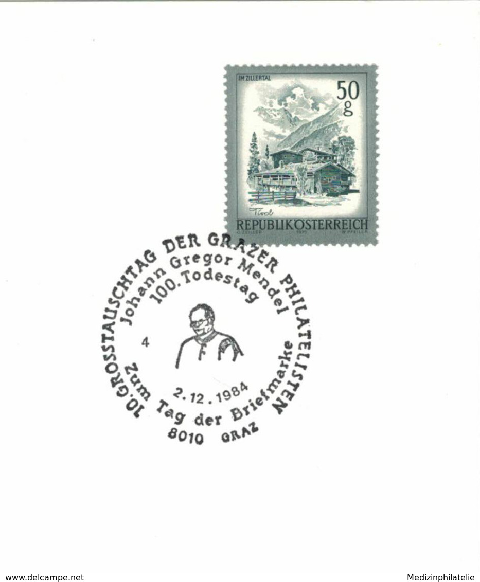 Johann Gregor Mendel - 8010 Graz 1984 - Im Zillertal - Vererbung - Pharmacy