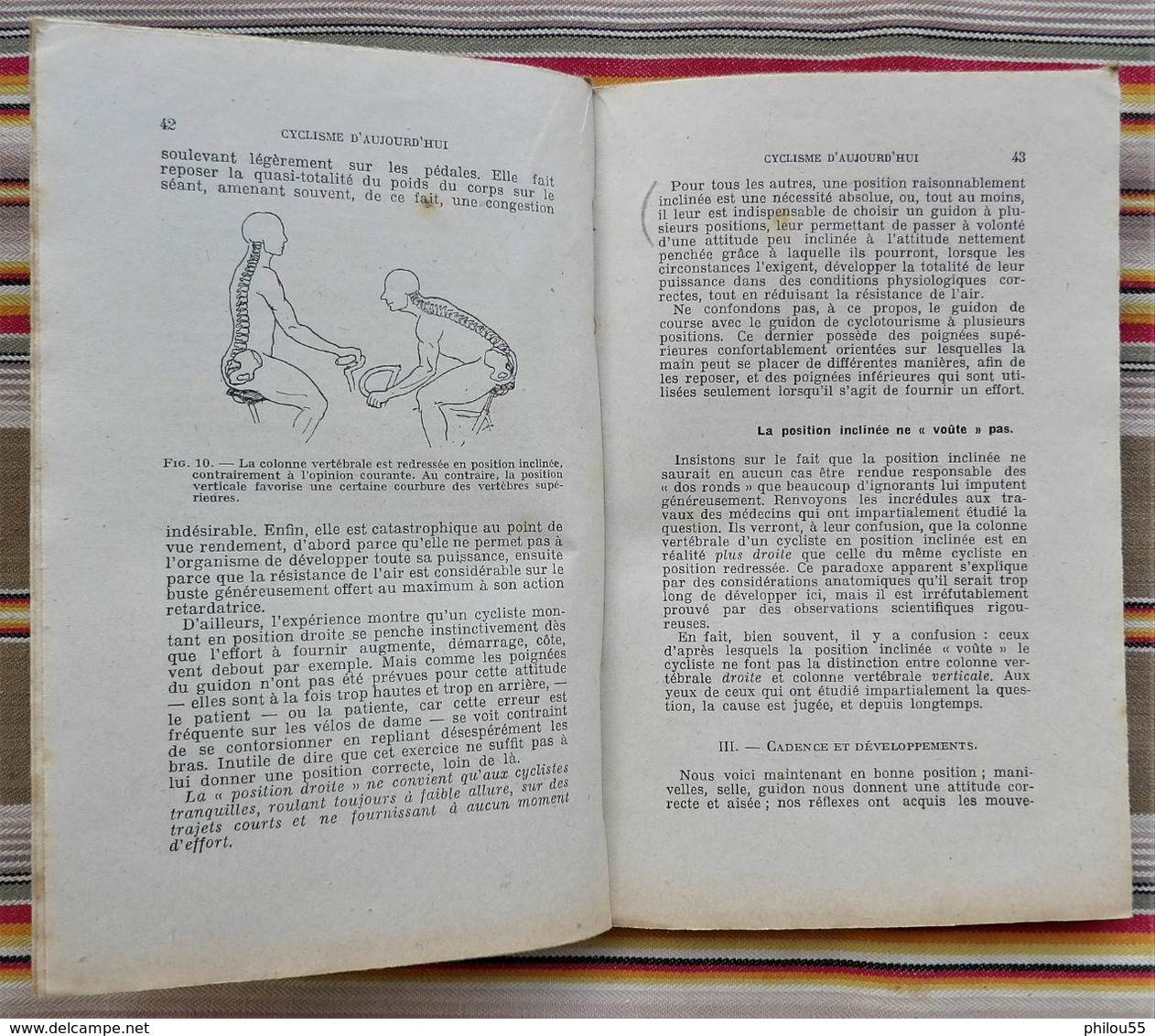 CYCLISME D'AUJOURDHUI par R.J. de MAROLLES 1941 Velo moderne et son utilisation rationnelle TALLANDIER