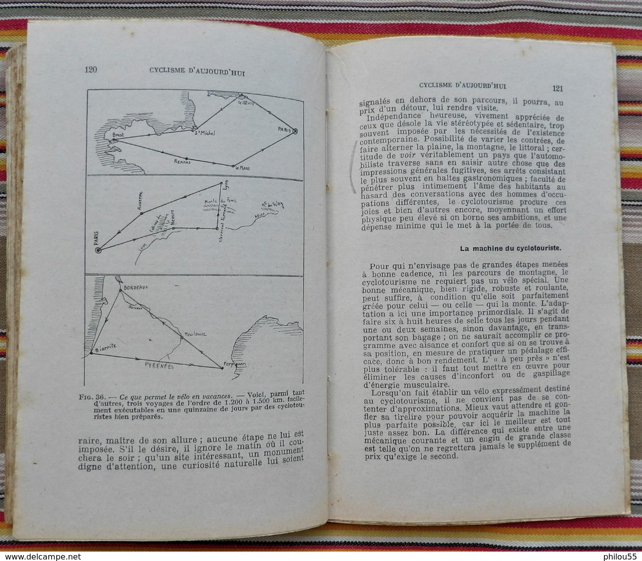 CYCLISME D'AUJOURDHUI par R.J. de MAROLLES 1941 Velo moderne et son utilisation rationnelle TALLANDIER