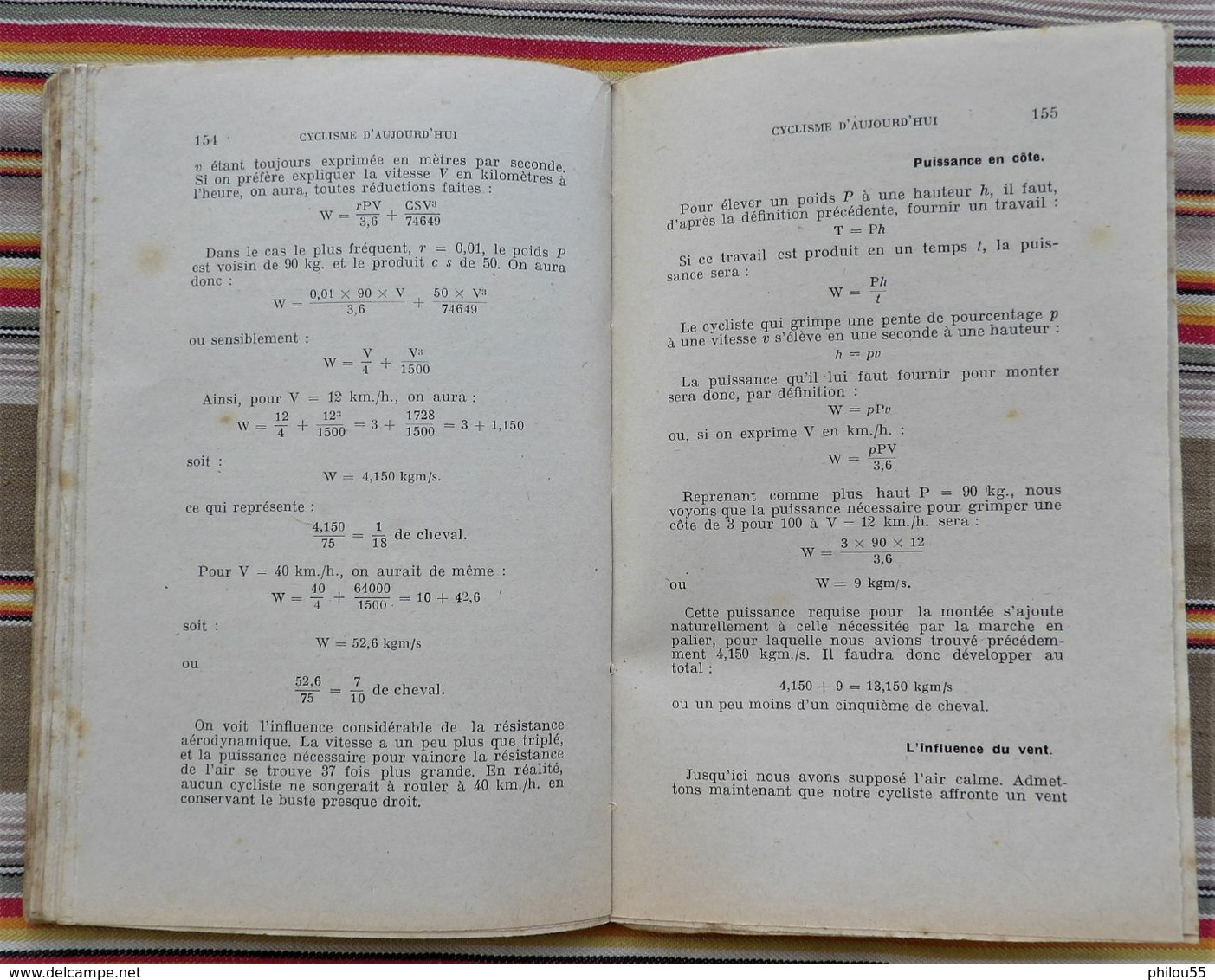 CYCLISME D'AUJOURDHUI par R.J. de MAROLLES 1941 Velo moderne et son utilisation rationnelle TALLANDIER