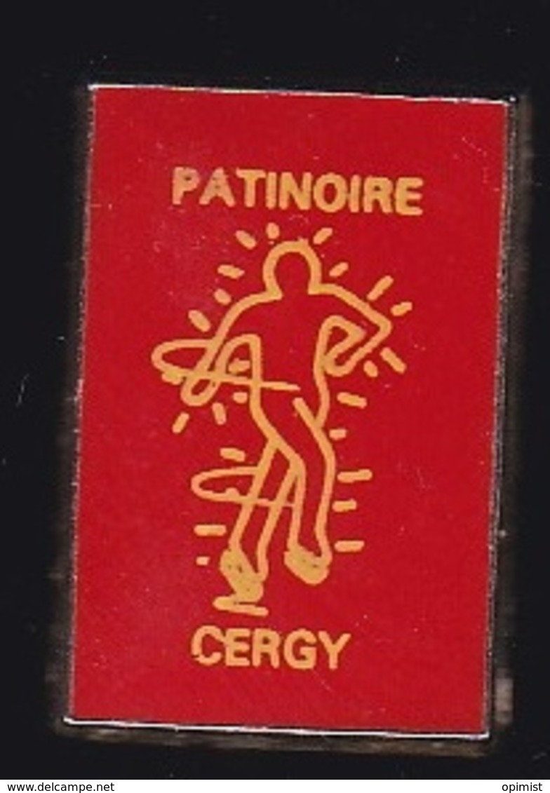 66761- Pin's.Patinage.Cergy. Val-d'Oise, En Région Île-de-France. - Patinaje Artístico