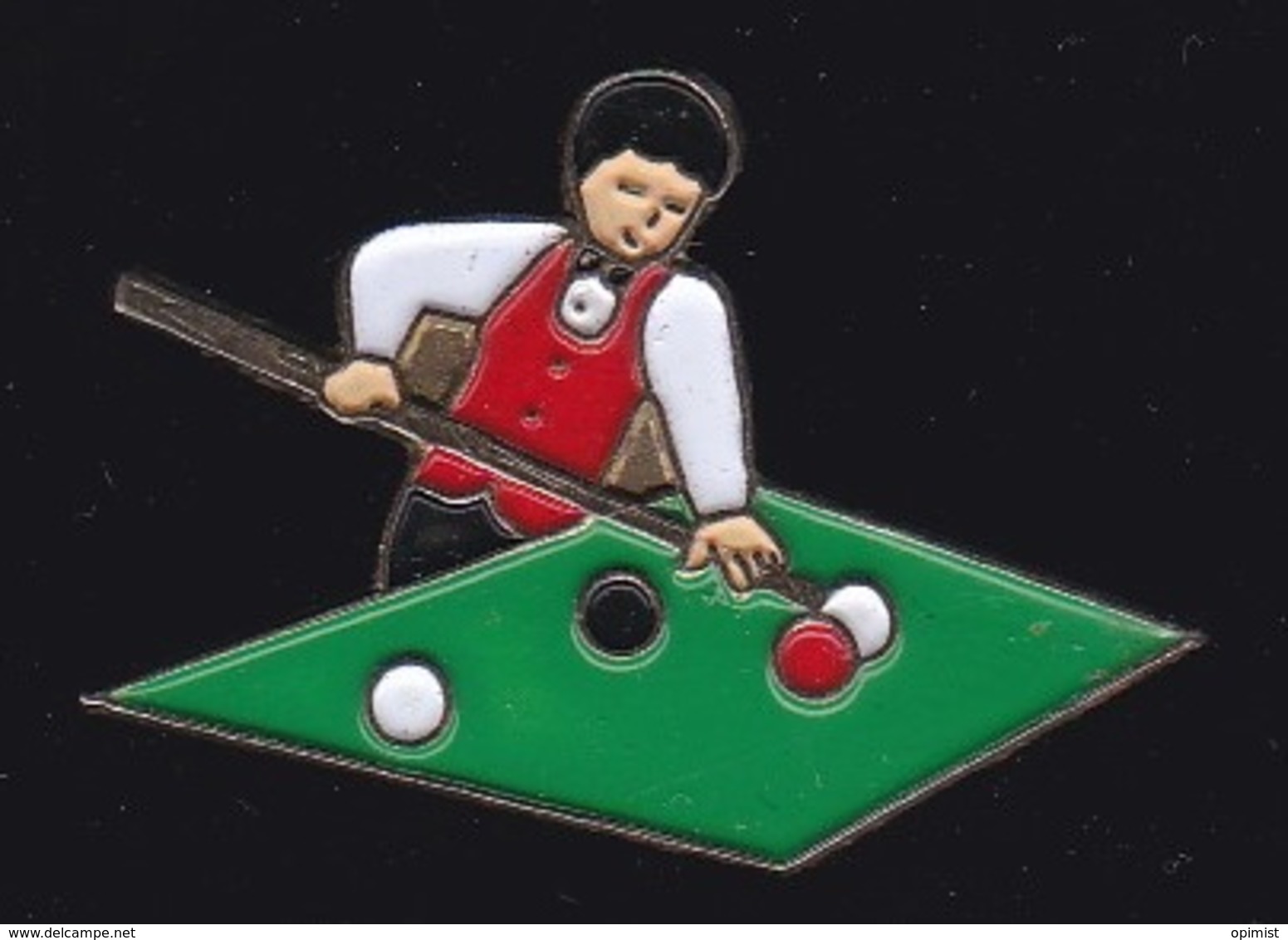 66769- Pin's.Billard. - Billard