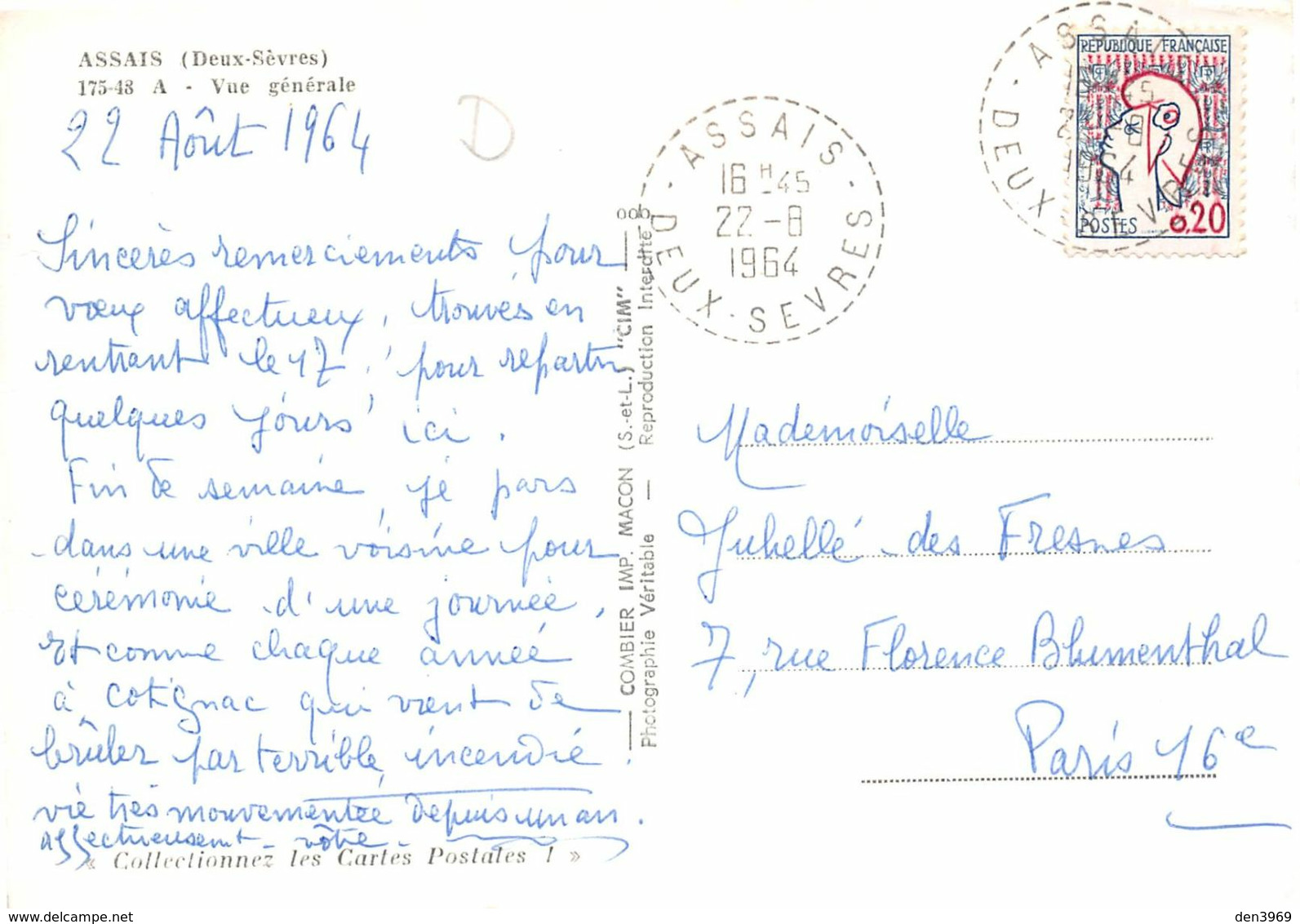 ASSAIS - Vue Générale - Philatélie Cachet En Pointillés - Other & Unclassified