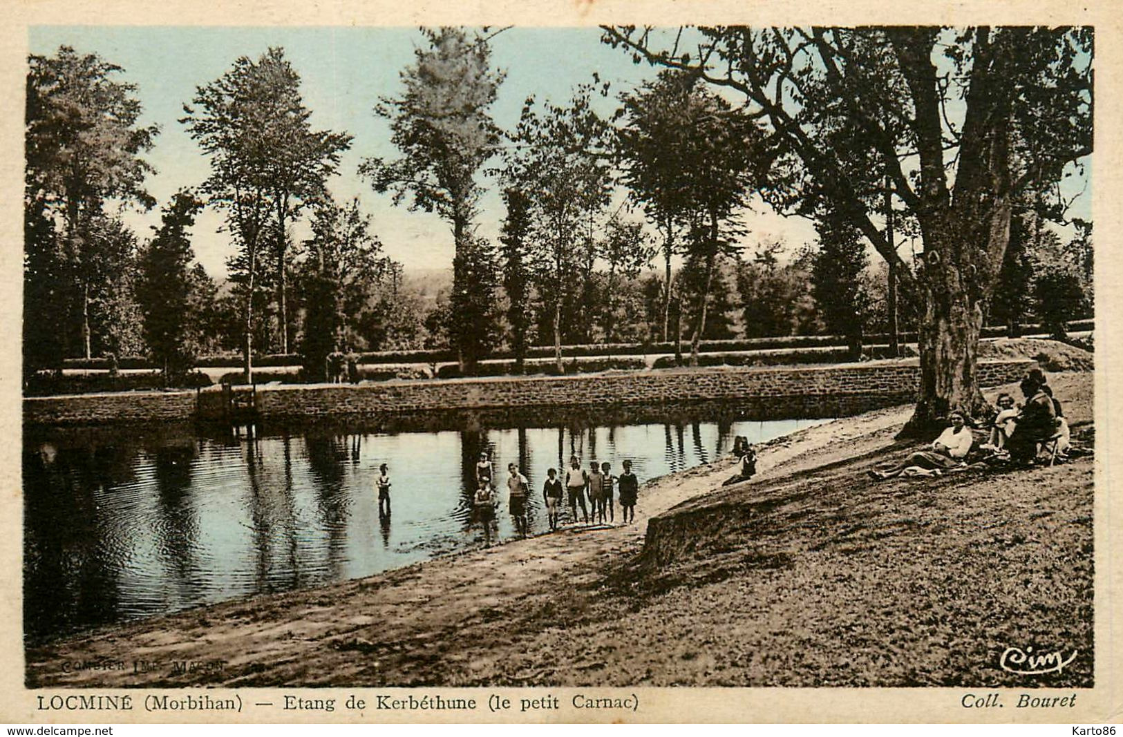 Locminé * étang De Kerbéthune ( Le Petit Carnac ) * Baignade Enfants - Locmine