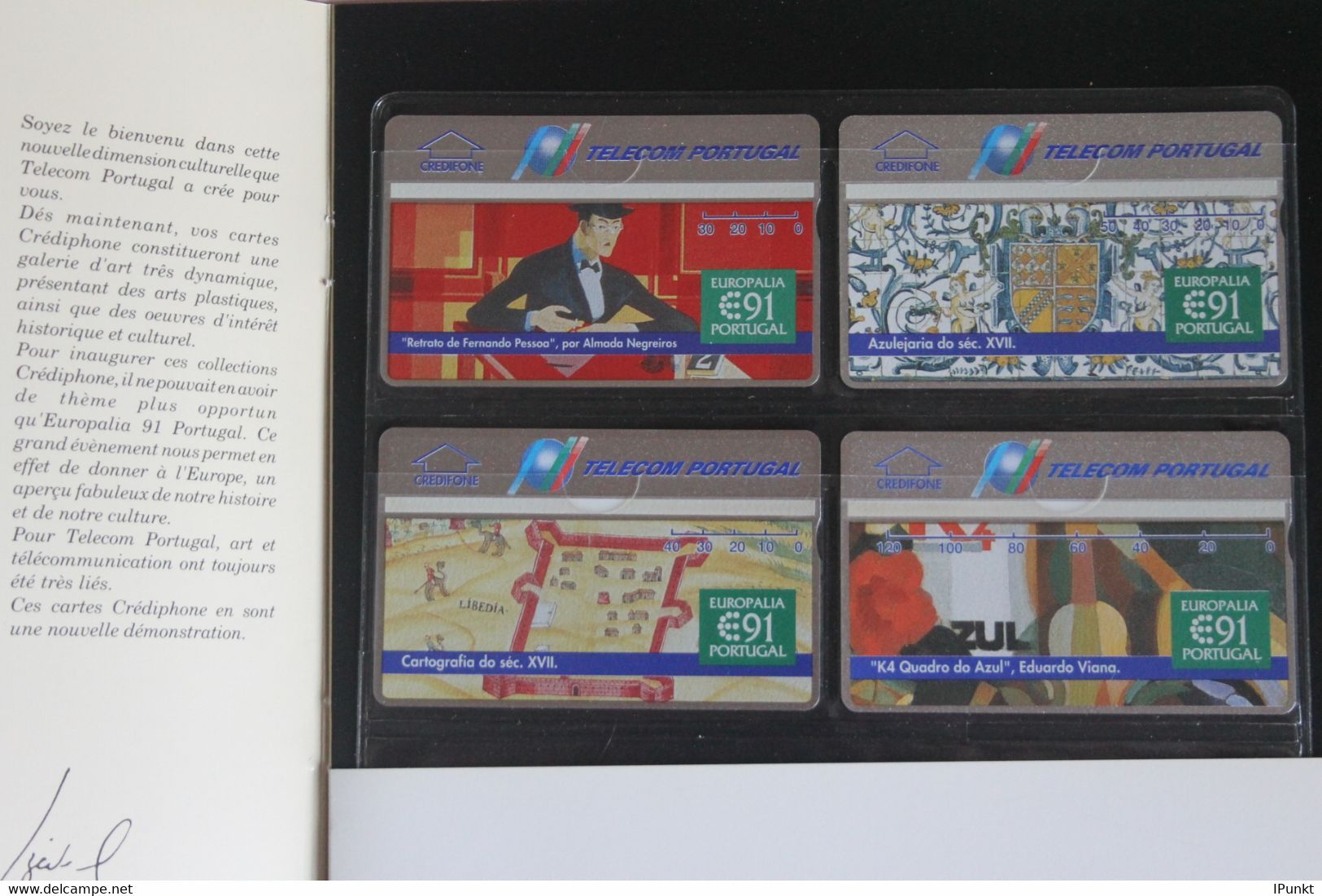 Portugal, EUROPALIA '91; Set Mit 4 TC; Limited Edition, Nummeriert - Francobolli & Monete