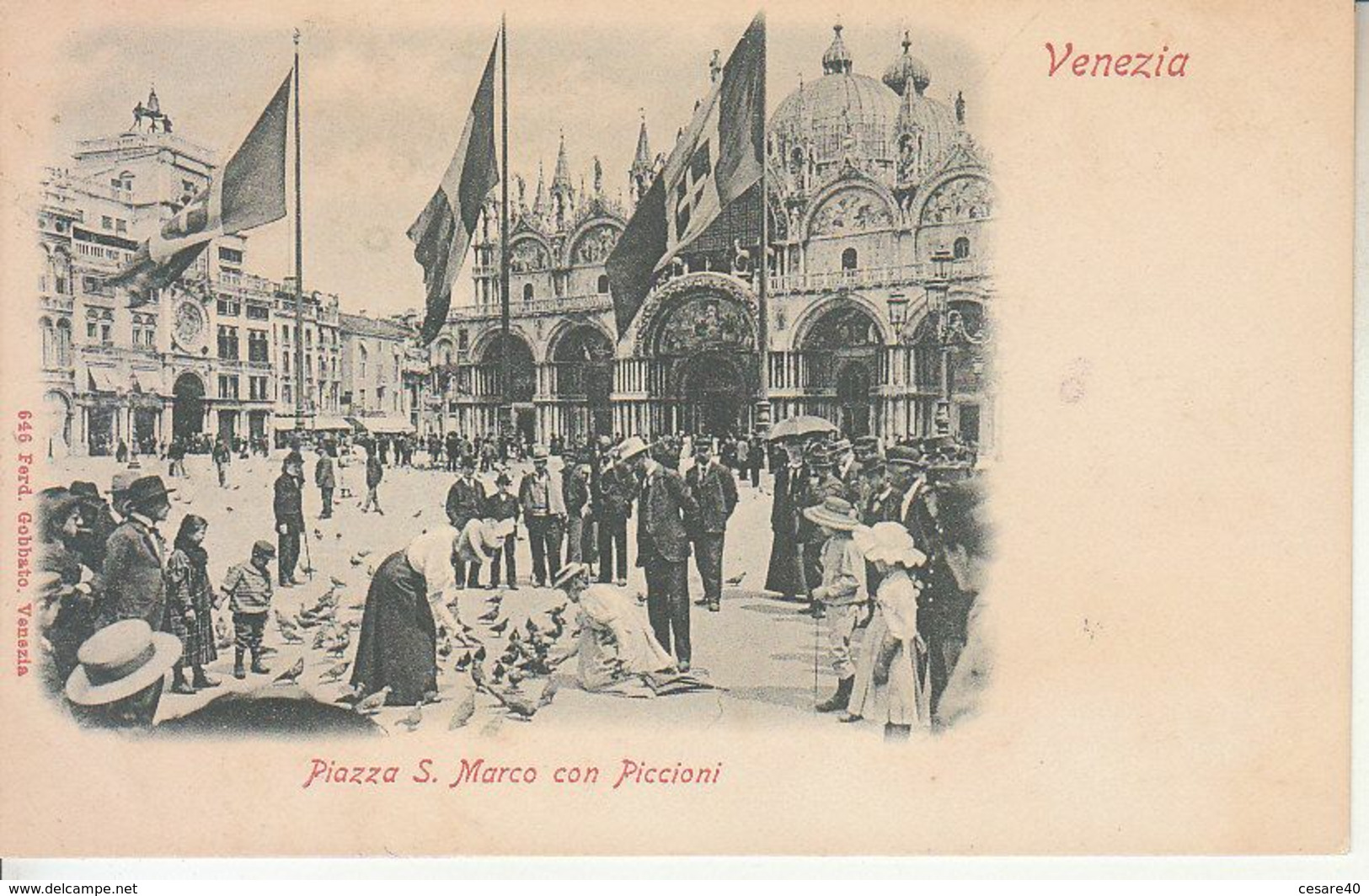 ITALIA - VENEZIA - Ediz. Gobbato N° 646, Leggi Testo, Animata, 1900 Nuova - 2020-D-65 - Venezia (Venice)