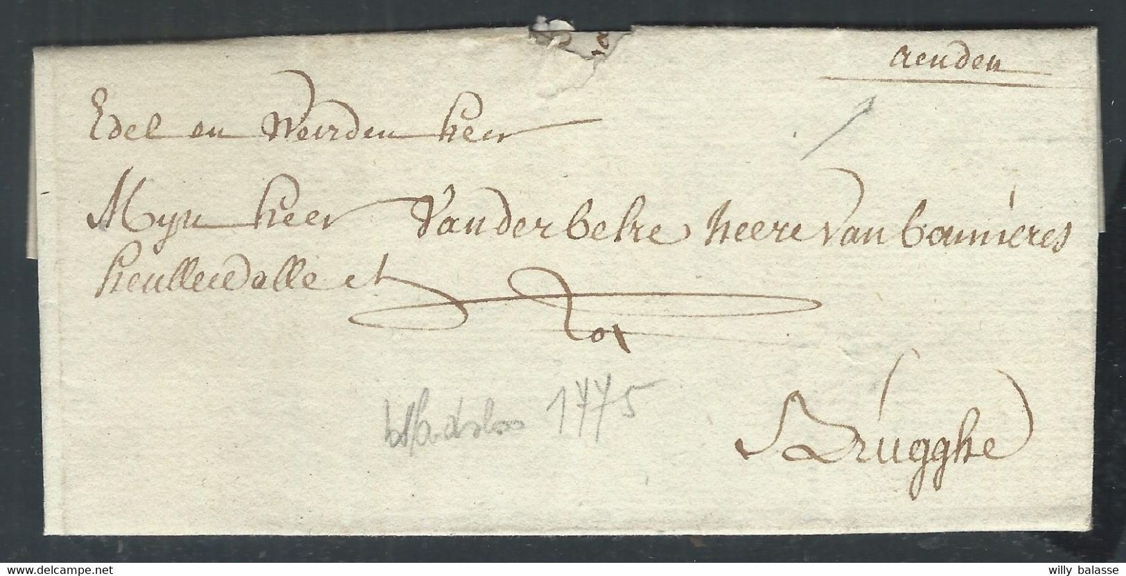 L De Vladsloo (dixmude) Pour Brugghe - 1714-1794 (Paises Bajos Austriacos)