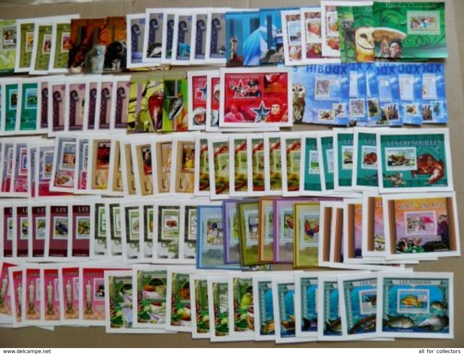 SALE!! 138 Different !!!  M/s Guinea 2010 2011  Animals Chess Mushrooms Butterflies Dinosaurs Lions ... - Lots & Kiloware (mixtures) - Max. 999 Stamps