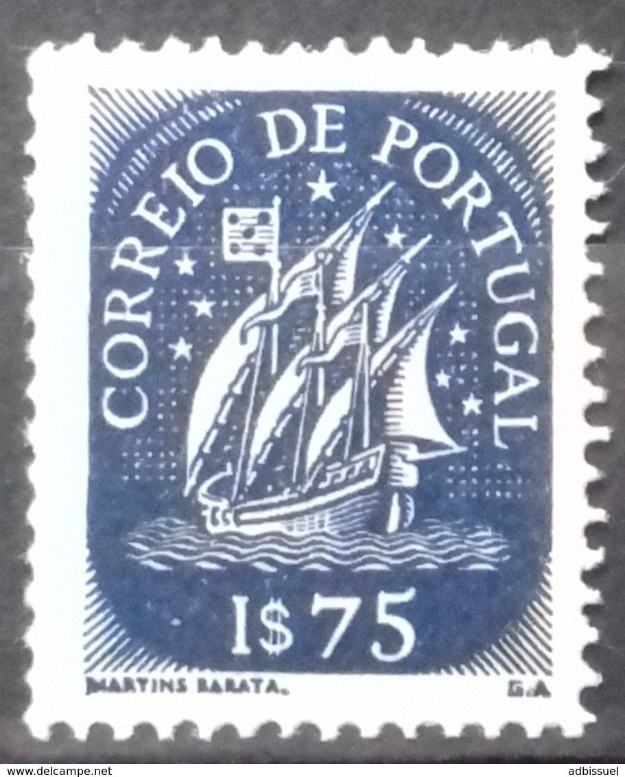 PORTUGAL N° 636 COTE 65 € NEUF ** MNH 1s Ardoise En 1941. TB - Unused Stamps