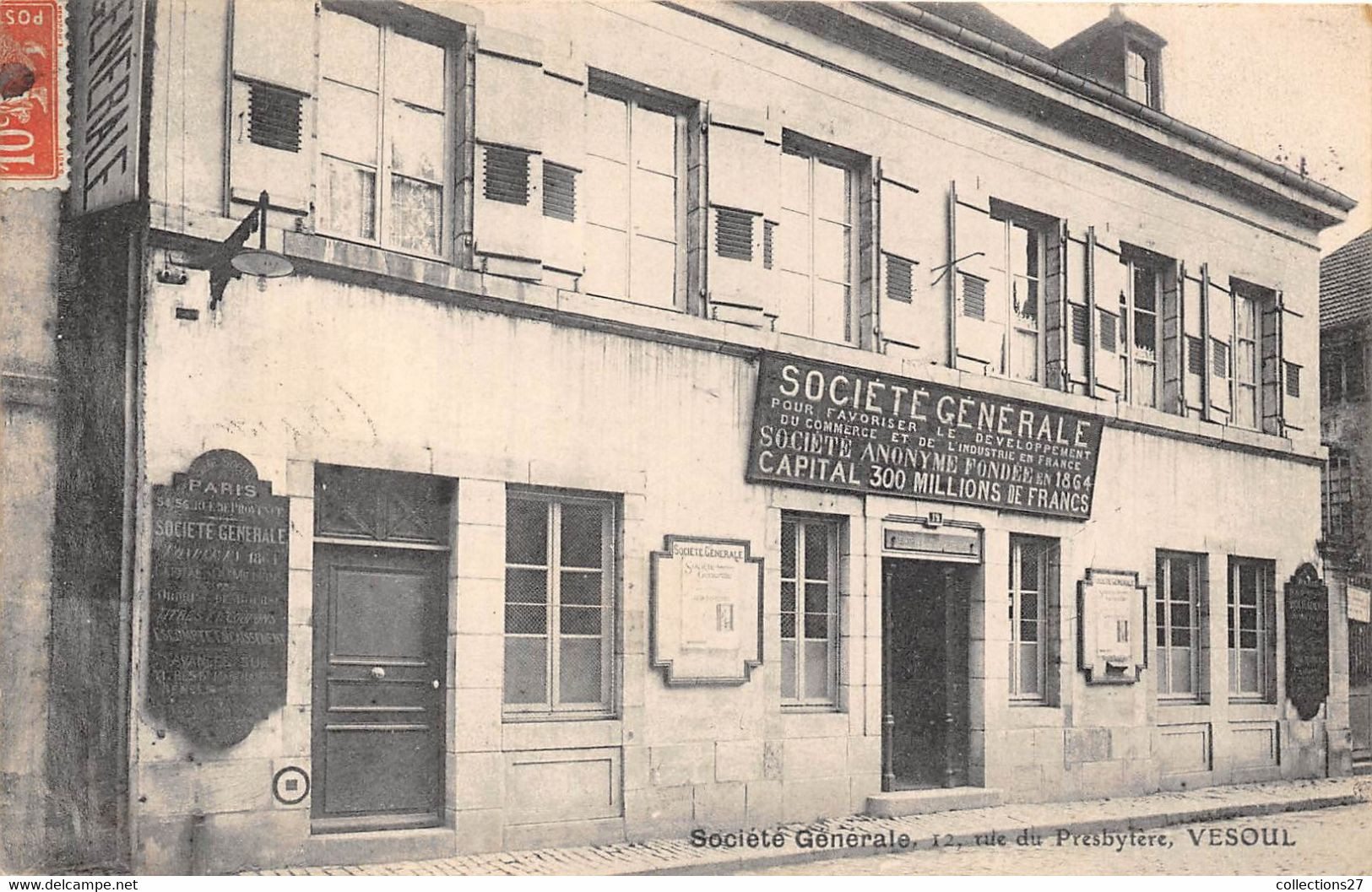 70-VESOUL- SOCIETE GENERALE 12 RUE DU PRESBYTERE - Vesoul