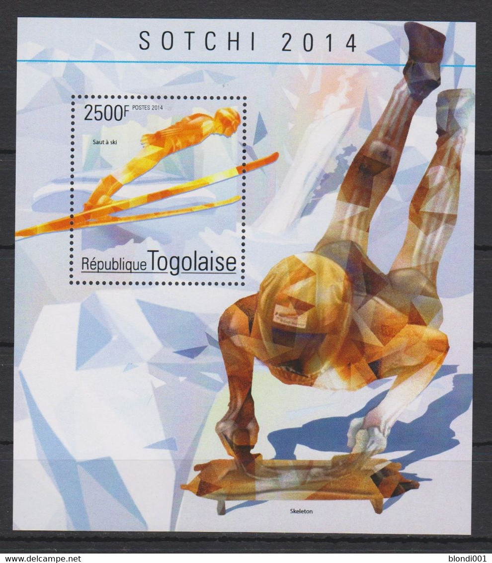 Olympics 2014 - Ski Jump - TOGO - S/S MNH - Winter 2014: Sochi