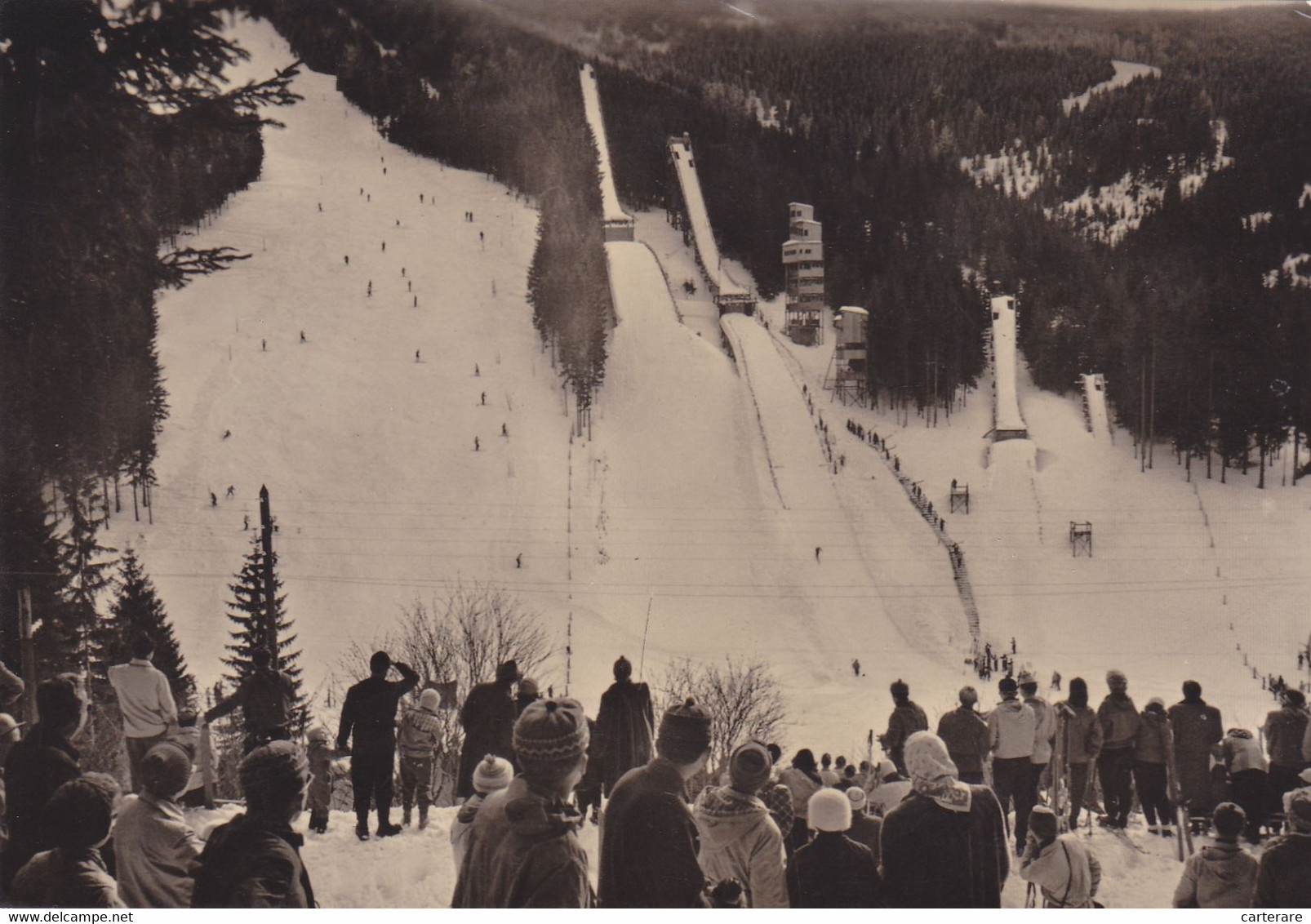 TCHECOSLOVAQUIE,TCHEQUE,TCHEQUIE,KRKONOSE,MONT GEANTS,MASSIF DE KARKONOSZE,MASSIF DES SUDETES,CARTE PHOTO - Tchéquie