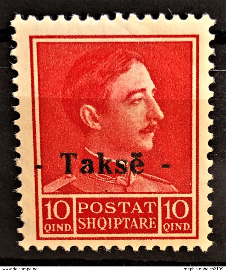 ALBANIA 1939 - MNH - Sc# J39a - "-Takse-" - Albania