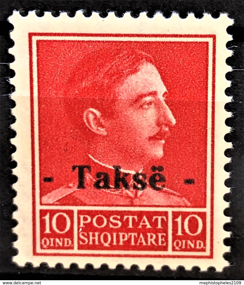 ALBANIA 1939 - MNH - Sc# J39a - "-Takse-" - Albania