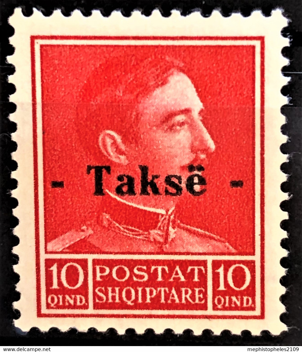 ALBANIA 1939 - MNH - Sc# J39a - "-Takse-" - Albania