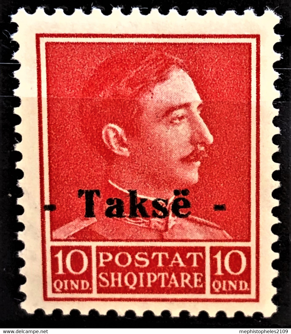 ALBANIA 1939 - MNH - Sc# J39a - "-Takse-" - Albania