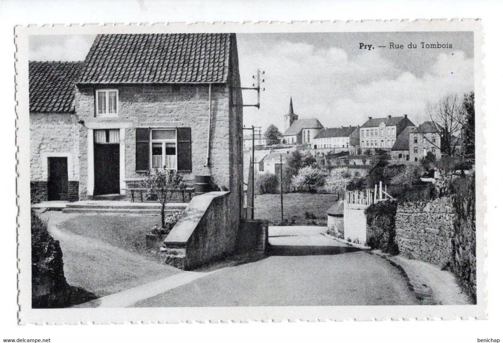 CPA Leon Hautenne - Village De Pry - Rue Du Tombois. - Walcourt