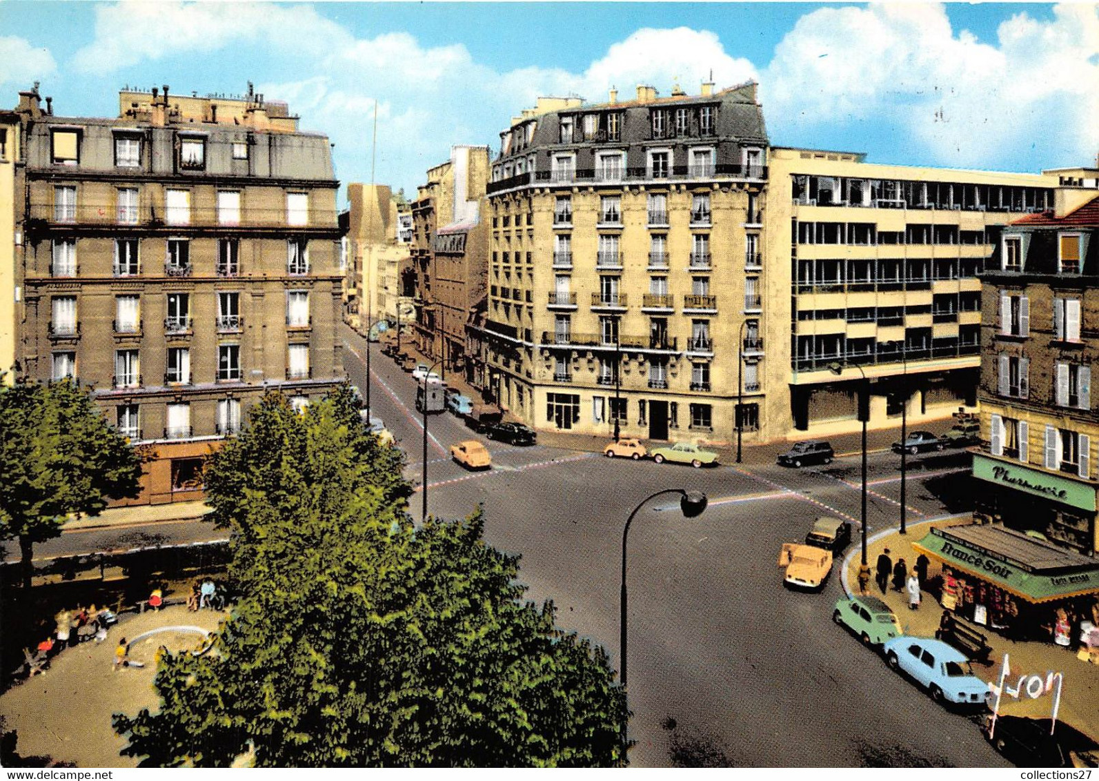 92-NEUILLY- PLACE DU GENERAL GOURAUD , CARREFOUR AVENUE DU ROULE ET RUE DU CHÂTEAU - Neuilly Sur Seine