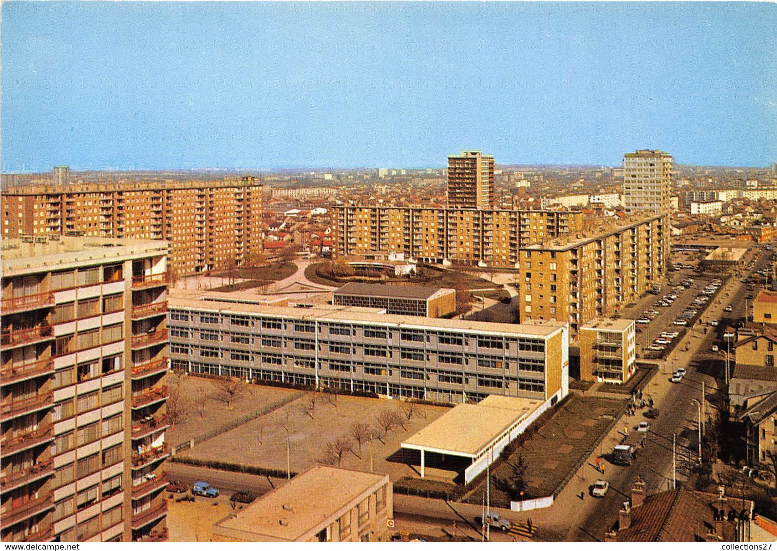 93-DRANCY- VUE GENERALE CITE PAUL-ELUARD, GROUPE SCOLAIRE - Drancy