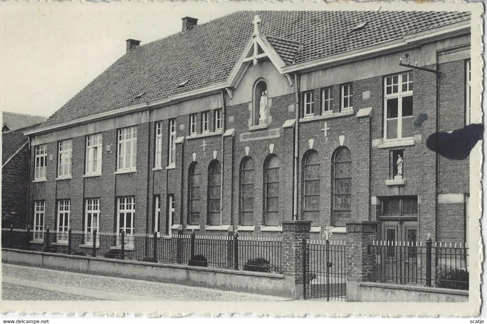 Erpe  -  Aalst   -   Aangenomen Meisjesschool Der Zusters.  (met Vlek) - Erpe-Mere