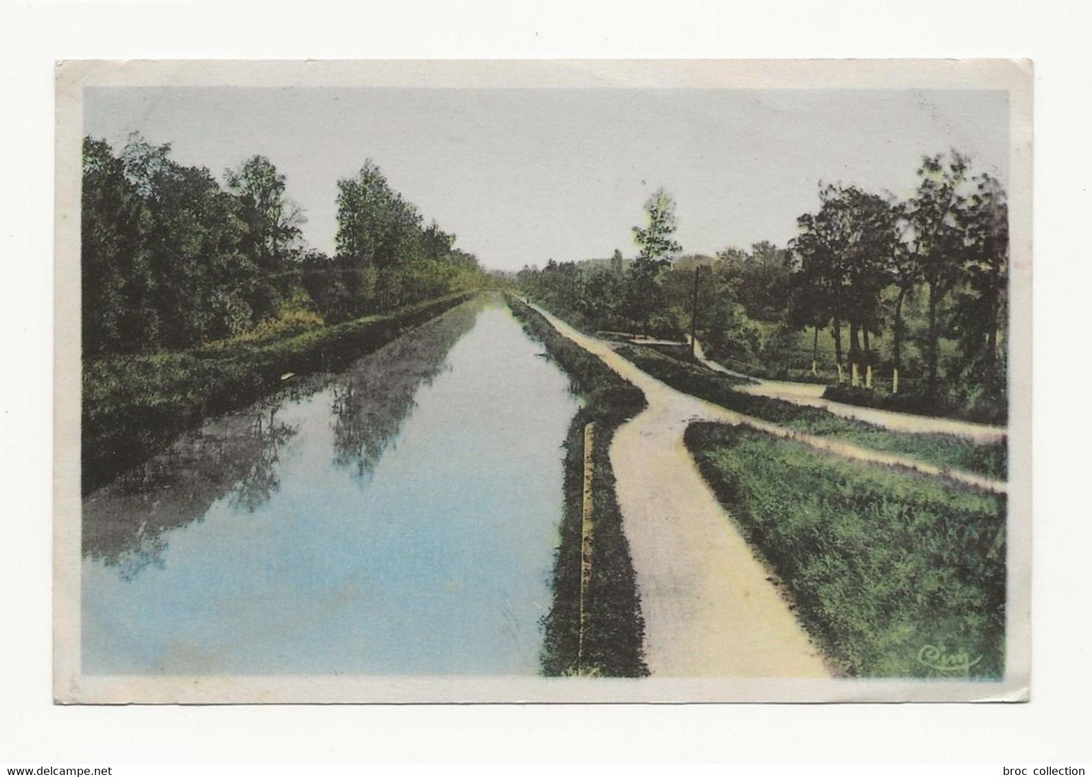 Flogny (-la-Chapelle), Le Canal De Bourgogne, 1945, C.I.M., Collection Secqueville - Flogny La Chapelle