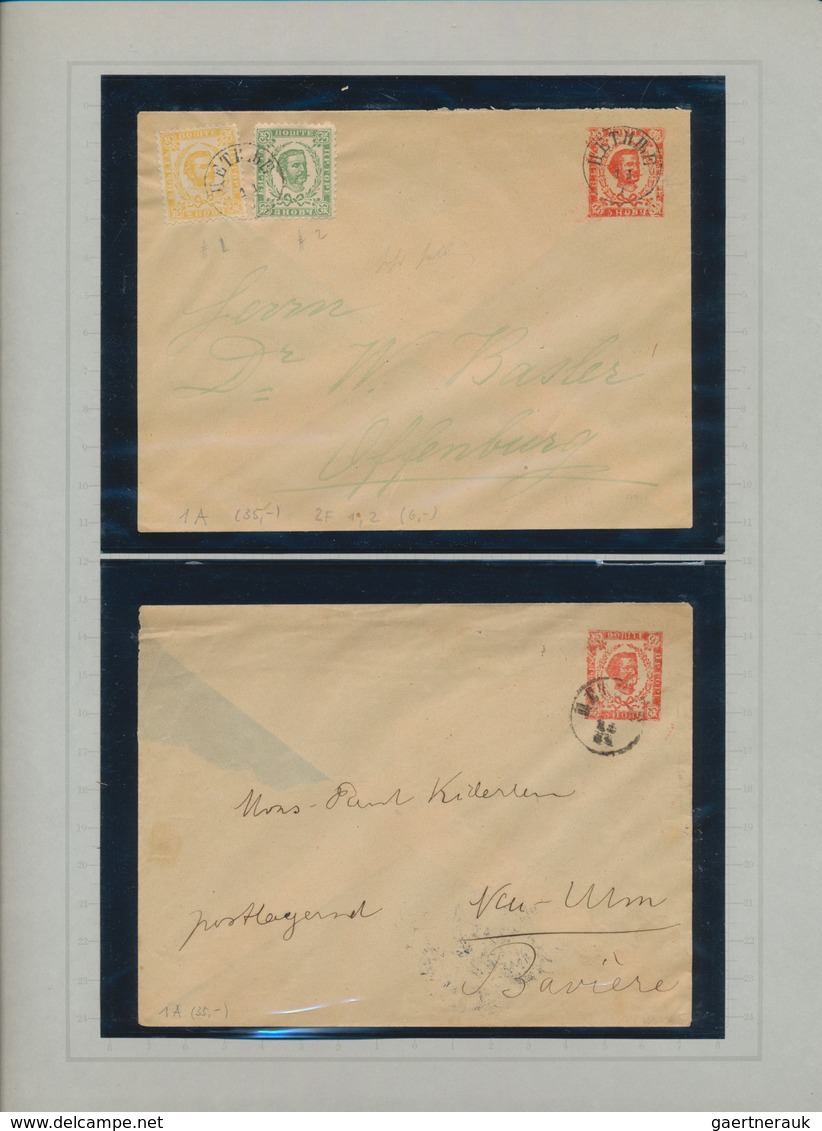 Montenegro - Ganzsachen: 1893/1913, Collection Of Apprx. 135 (mainly Unused) Stationeries Incl. Card - Montenegro