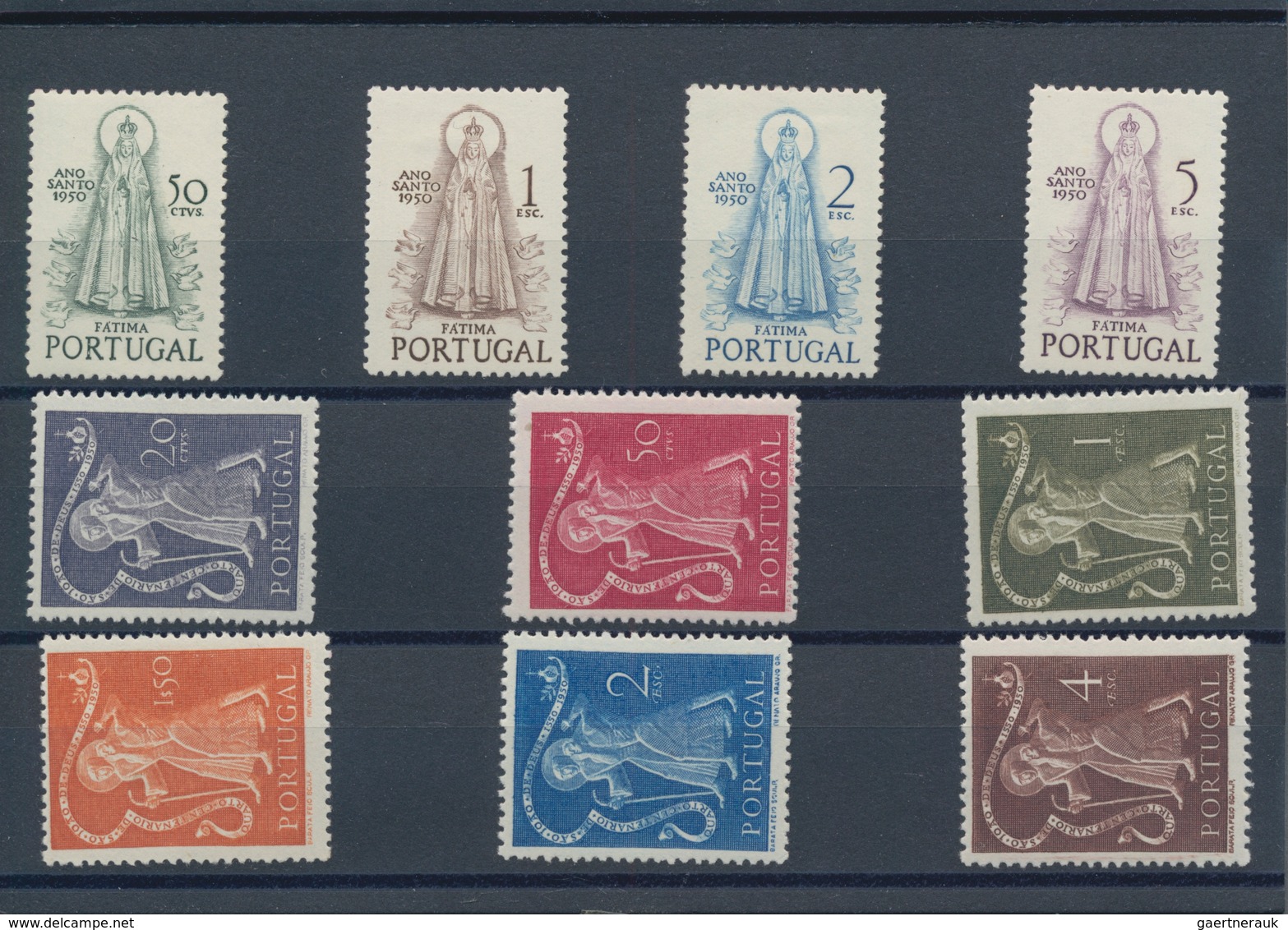 Portugal: 1950, Year Sets Per 50 Mint Never Hinged Complete. Some Stamps Are Hinged/with Faults. Eve - Neufs