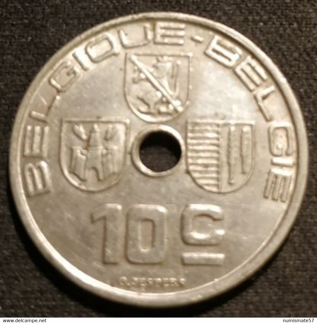 BELGIQUE - BELGIUM - 10 CENTIMES 1938 - Léopold III  ( Belgique - Belgie ) - KM 112 - 10 Centimos