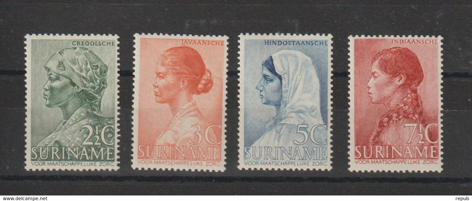 Surinam 1940 Oeuvre Pour La Jeunesse 186-189 4 Val ** MNH - Surinam