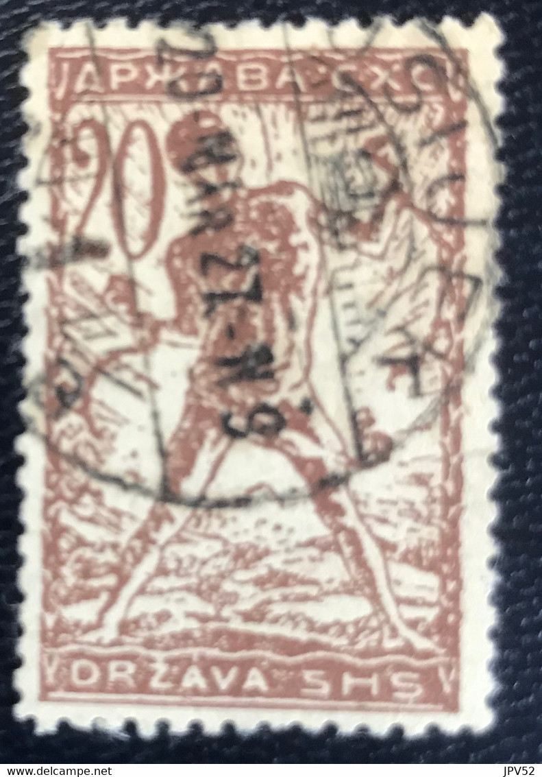 Joegoslavië - Hrvatska - P3/3 - (°)used - 1918 - Michel Nr. 103 - Allegorie Van De Vrijheid - Prephilately