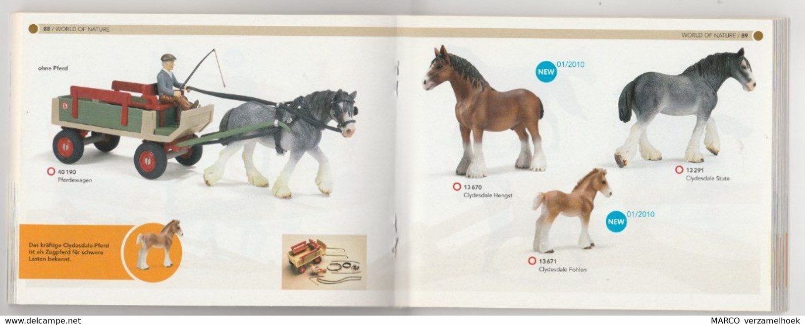 Catalogi-catalogue Schleich Smurf-schtroumpf-schlumpf Tiere-animals 2010 - Kataloge