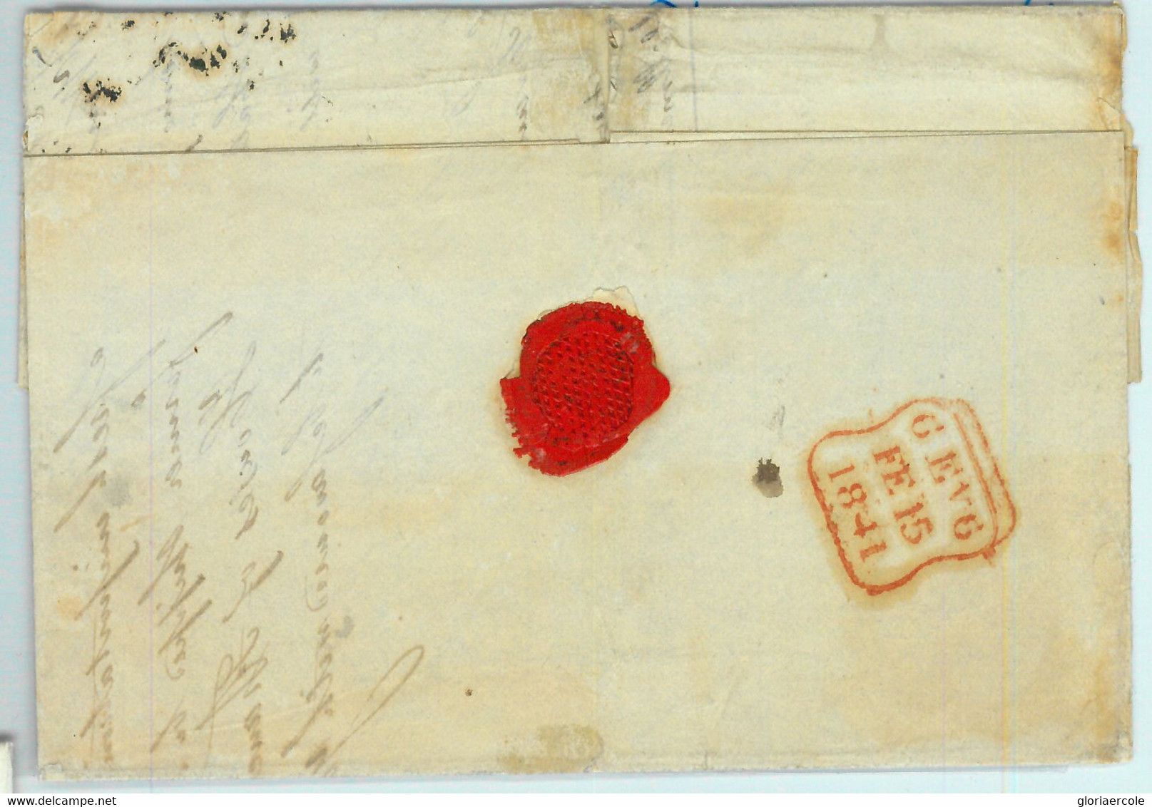 BK0663 - GB Great Brittain - POSTAL HISTORY - PENNY BLACK On COVER London 1841 - Covers & Documents