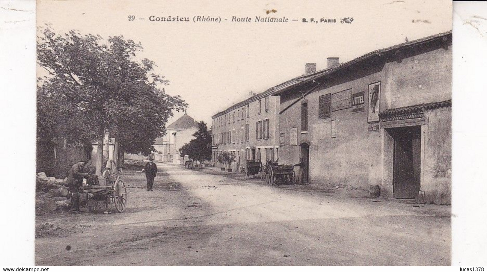 69 / CONDRIEU / ROUTE NATIONALE / REMOULEUR / PLAN RARE - Condrieu