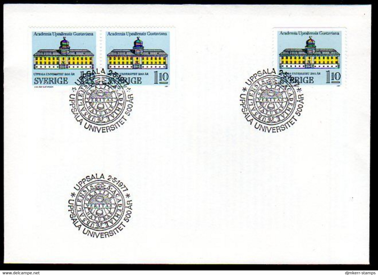 SWEDEN 1977 Uppsala University FDC.  Michel 988 - FDC