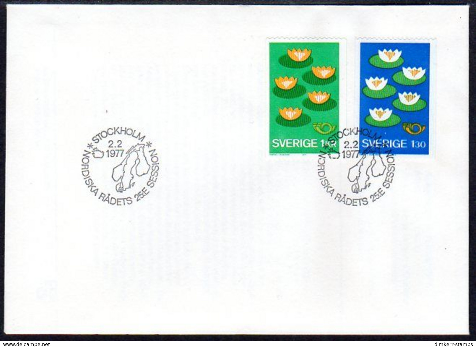 SWEDEN 1977 Nordic Countries: Environment FDC.  Michel 972-73 - FDC